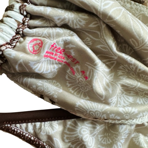 Free People free-est animal print Jamie swimsuit set NEW - Picture 10 of 10